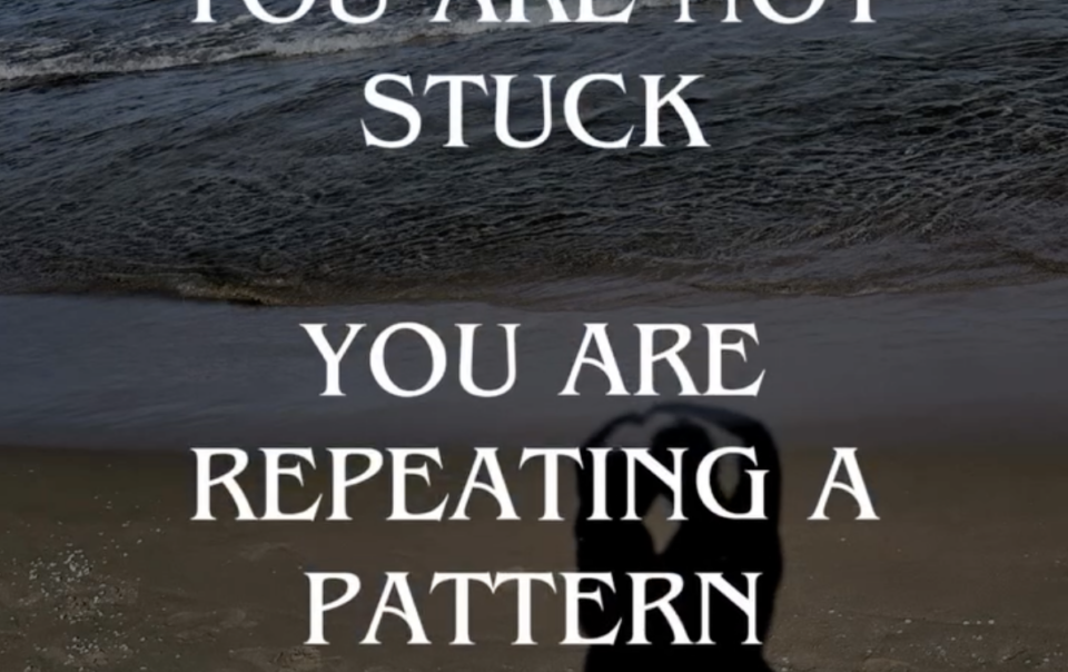 You are not stuck — you are repeating a pattern